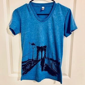 Brooklyn Bridge Print T-Shirt